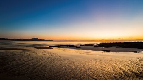 Playa. Desembocadura río Sieira