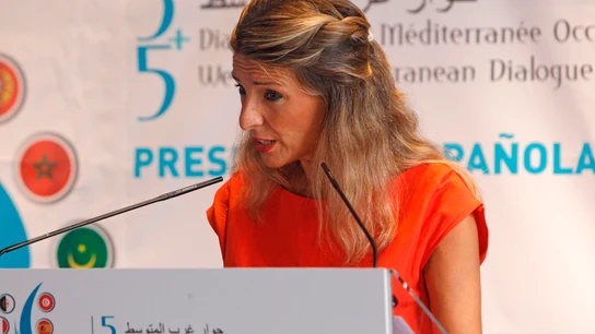 Yolanda Díaz en su encuentro en Alicante EFE