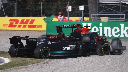 Lewis Hamilton y Max Verstappen Lewis Hamilton y Max Verstappen