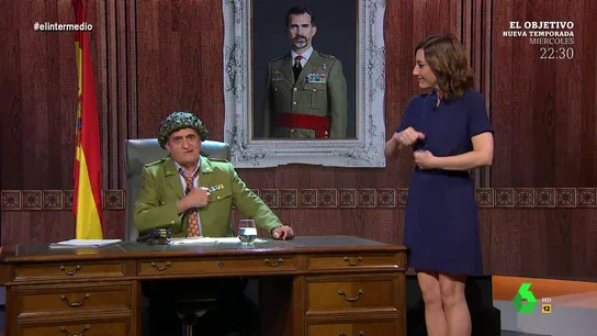 Wyoming escenifica en El Intermedio cómo sería la justicia si estuviera controlada por los militares Wyoming escenifica en El Intermedio cómo sería la justicia si estuviera controlada por los militares