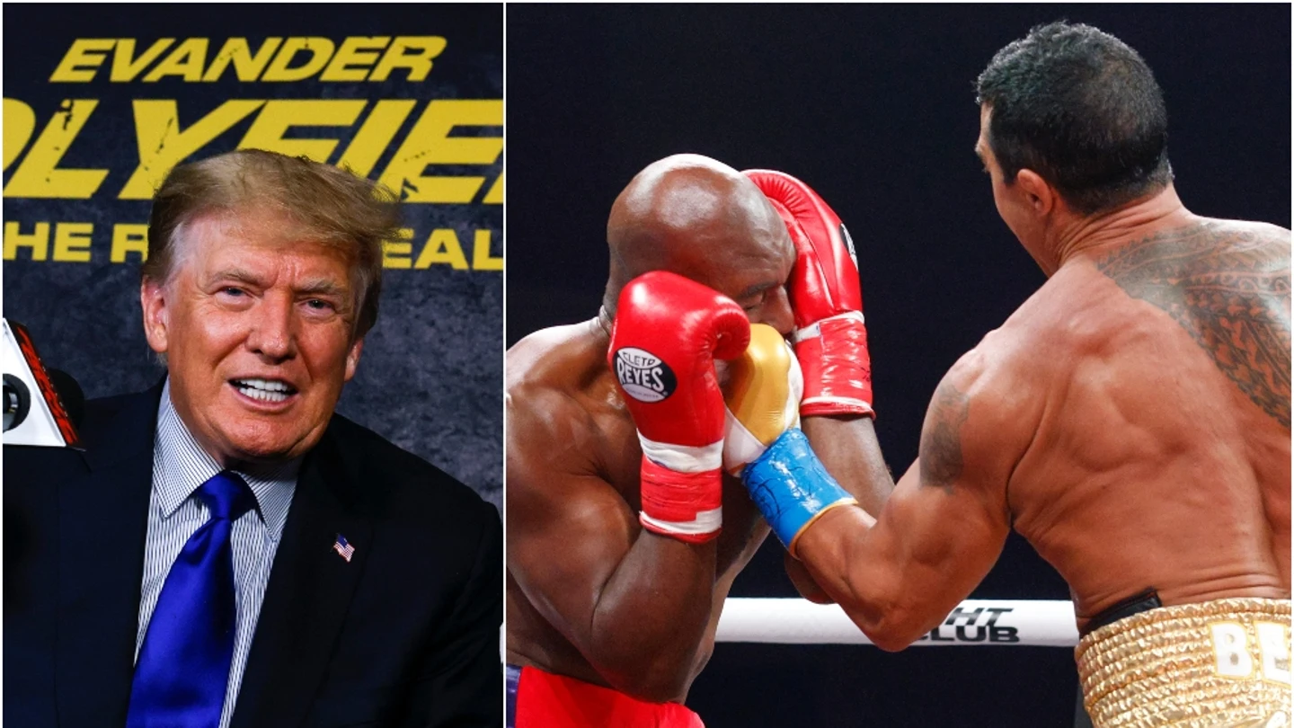 Donald Trump, protagonista en el regreso de Holyfield al ring Donald Trump, protagonista en el regreso de Holyfield al ring