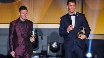 Leo Messi y Cristiano Ronaldo