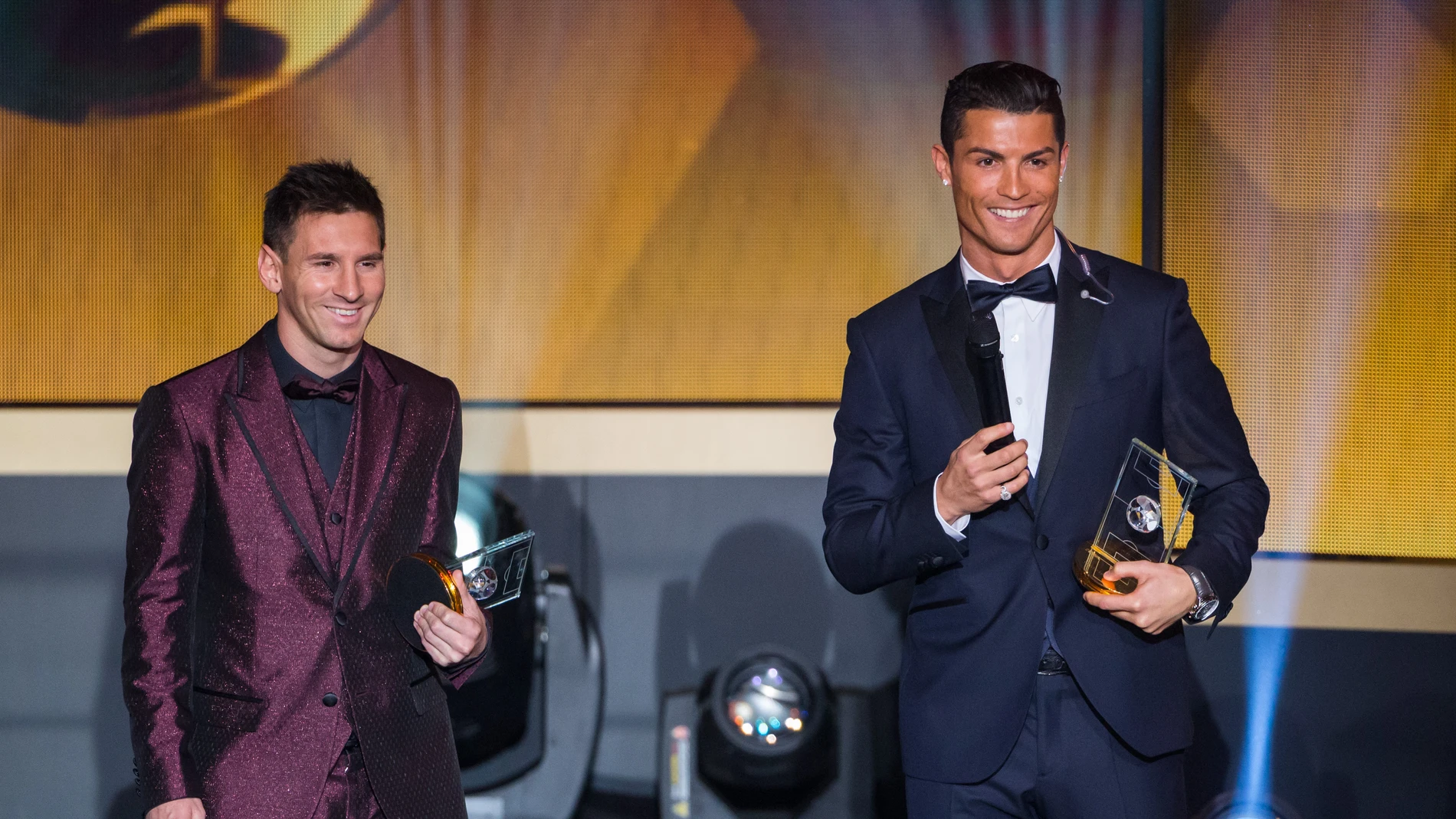Leo Messi y Cristiano Ronaldo