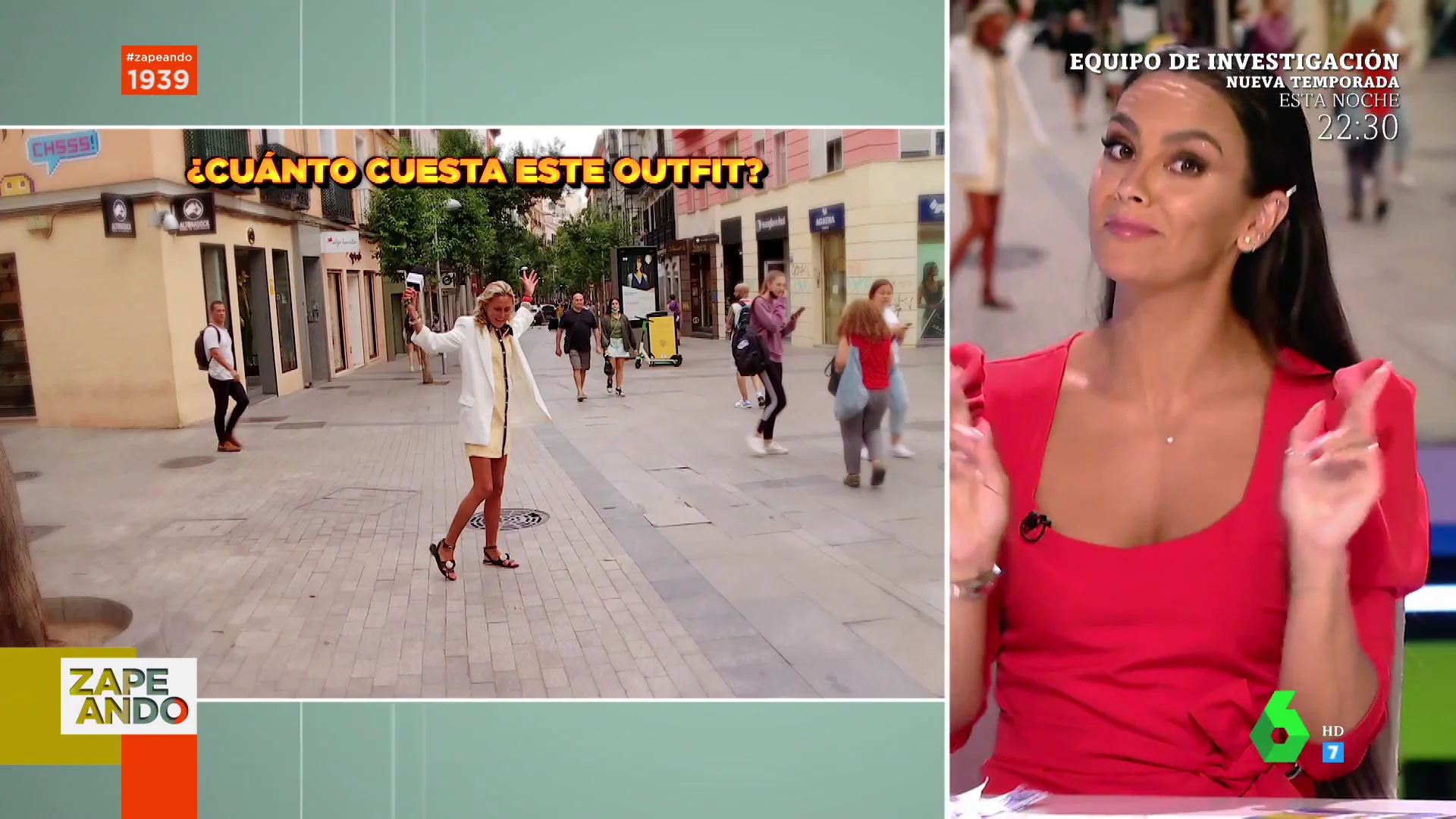 ¿Adivinarías cuánto cuestan estos 'outfits'? El divertido juego de Cristina Pedroche en Zapeando