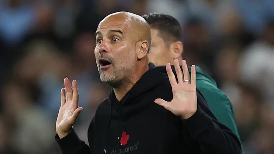 Guardiola, entrenador del Manchester City Guardiola, entrenador del Manchester City
