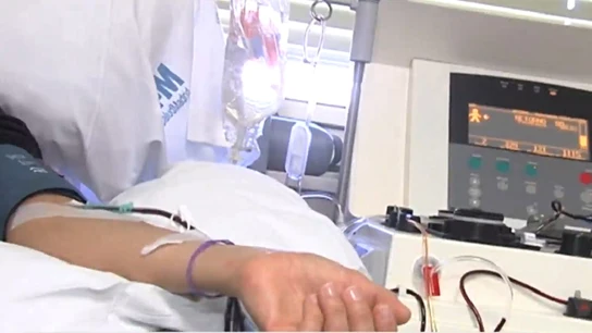 Imagen de archivo de una persona en el hospital Imagen de archivo de una persona en el hospital