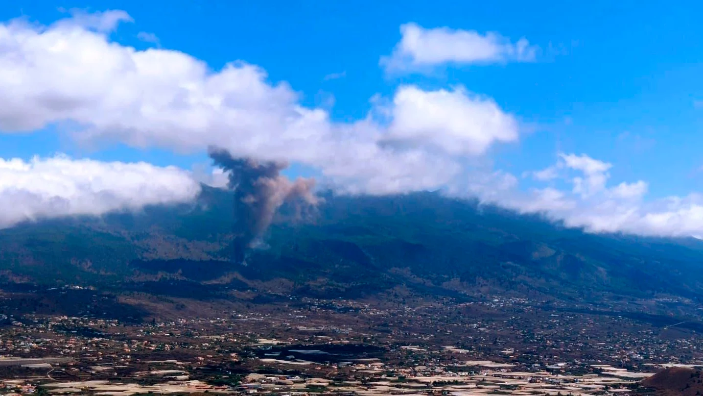 Imagen del volcán de La Palma