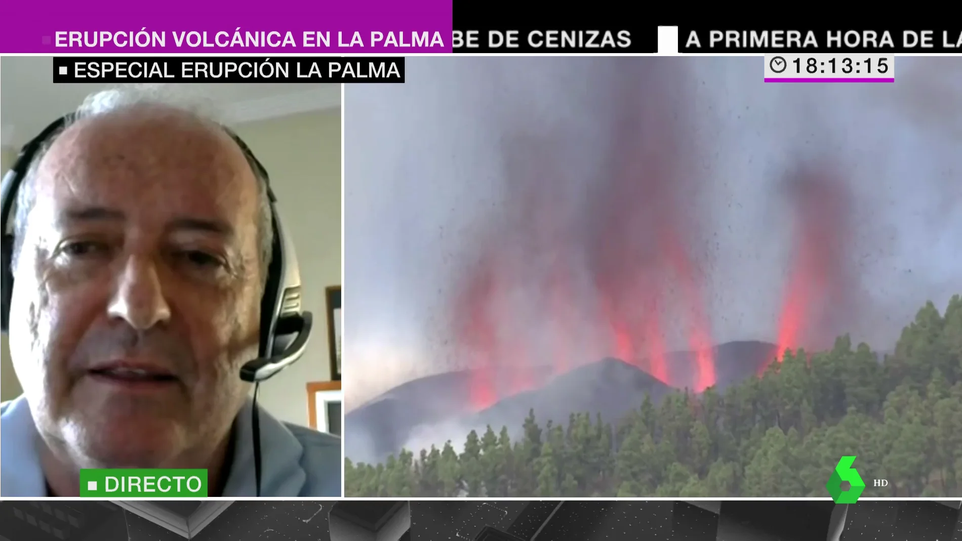 Un sismólogo volcánico avisa de los riesgos de una erupción como la de La Palma: "Es una situación crítica"