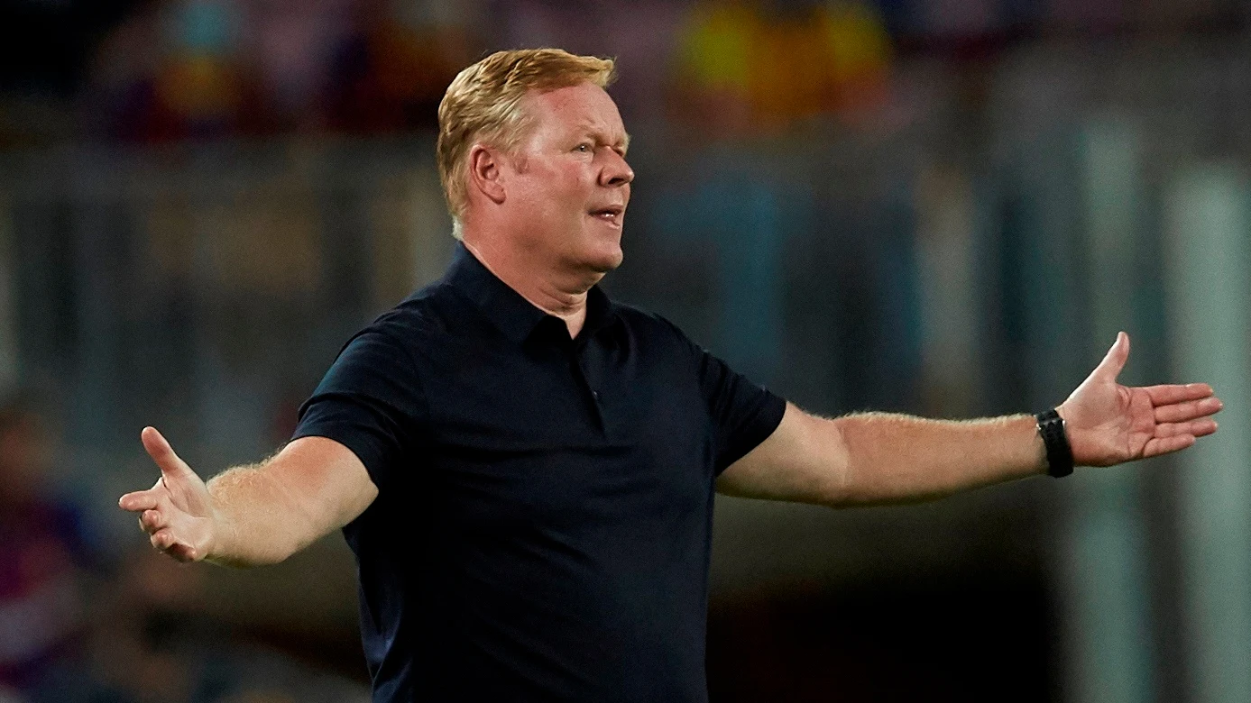 Ronald Koeman, en un partido