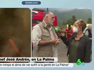 El llamamiento del chef José Andrés tras la erupción: &quot;No hay que olvidarse de de la isla de La Palma&quot;