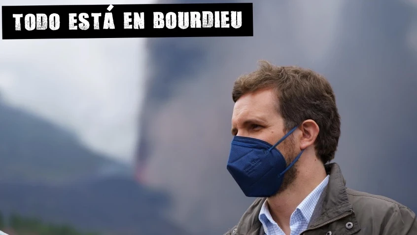 Casado visita en La Palma la zona afectada por la erupción Casado visita en La Palma la zona afectada por la erupción