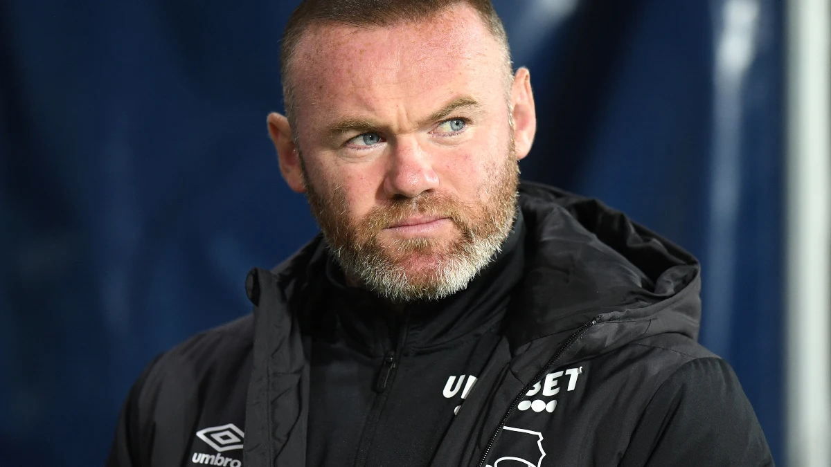 Wayne Roonye, entrenador del Derby County Wayne Roonye, entrenador del Derby County