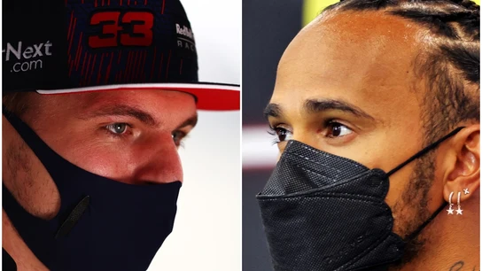 Lewis Hamilton y Max Verstappen Lewis Hamilton y Max Verstappen