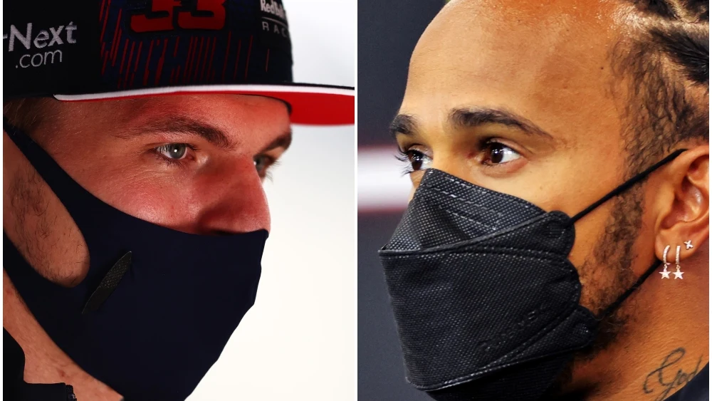 Lewis Hamilton y Max Verstappen