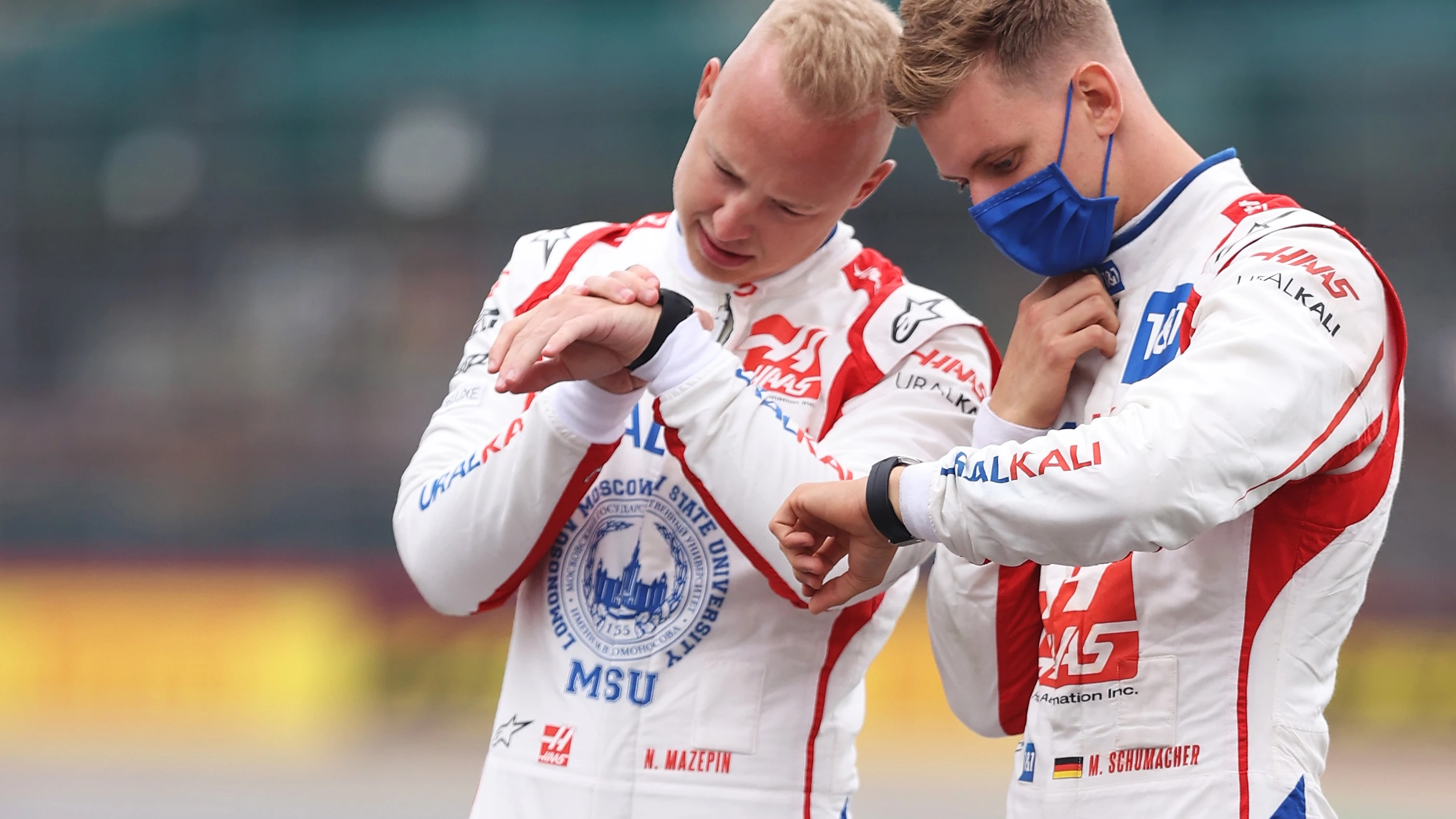 Nikita Mazepin y Mick Schumacher