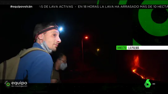 Equipo de Investigación se adentra en una excusión de turismo volcánico: "A los 10 minutos de la erupción ya tenía el vuelo" Equipo de Investigación se adentra en una excusión de turismo volcánico: "A los 10 minutos de la erupción ya tenía el vuelo"