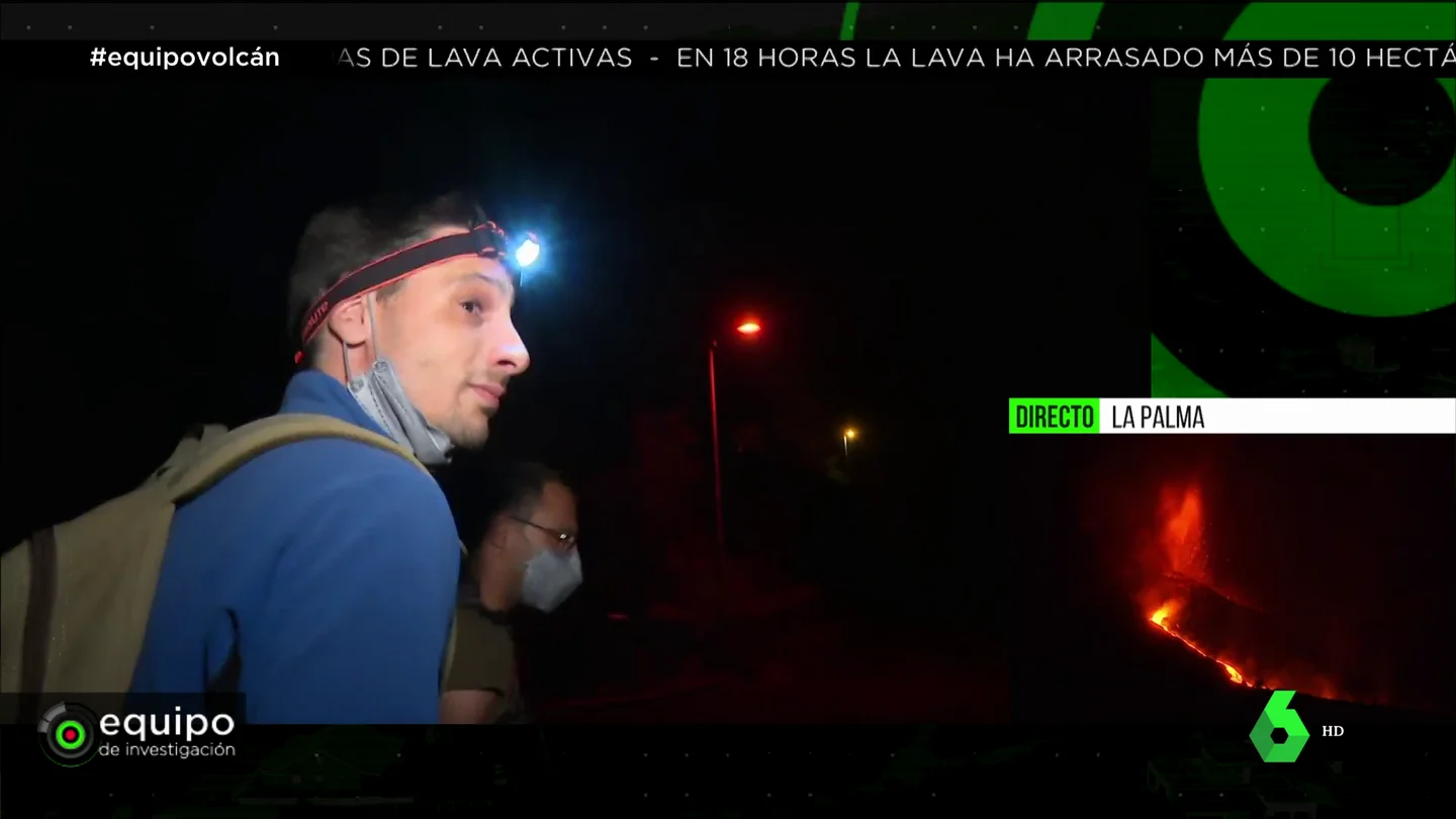 Equipo de Investigación se adentra en una excusión de turismo volcánico: "A los 10 minutos de la erupción ya tenía el vuelo" Equipo de Investigación se adentra en una excusión de turismo volcánico: "A los 10 minutos de la erupción ya tenía el vuelo"