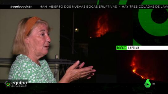Las impactantes vistas del volc&aacute;n de La Palma desde la casa de una vecina: "Vibran las ventanas continuamente"