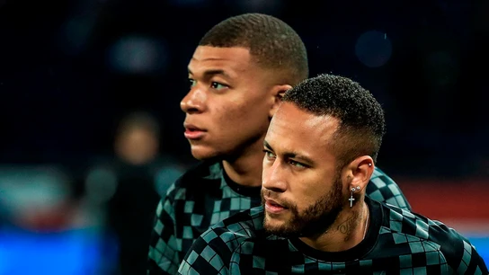 Mbappe, con Neymar Mbappe, con Neymar