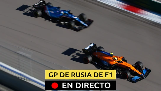 Fernando Alonso y Lando Norris en el GP de Rusia Fernando Alonso y Lando Norris en el GP de Rusia