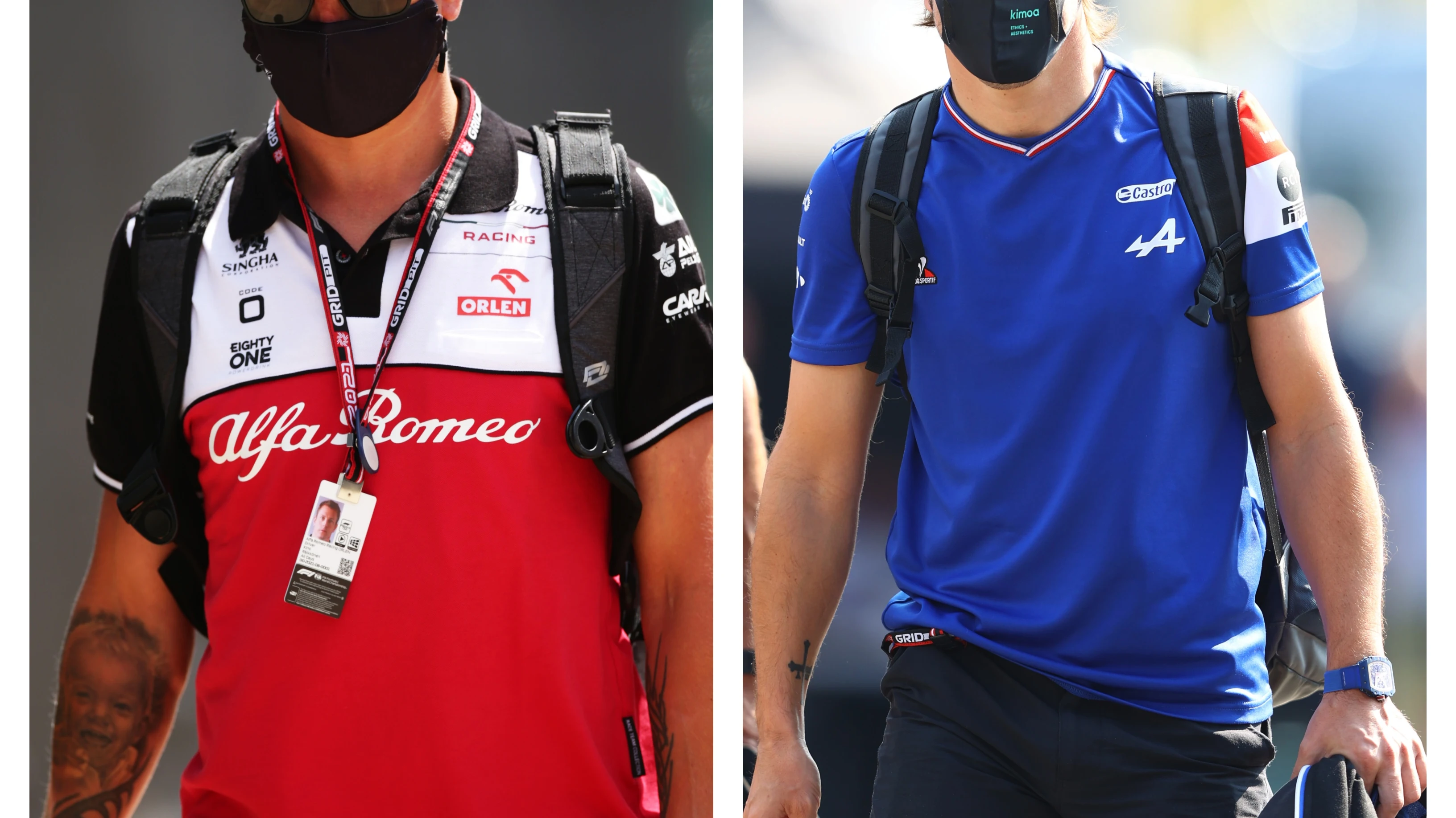 Kimi Raikkonen y Fernando Alonso Kimi Raikkonen y Fernando Alonso