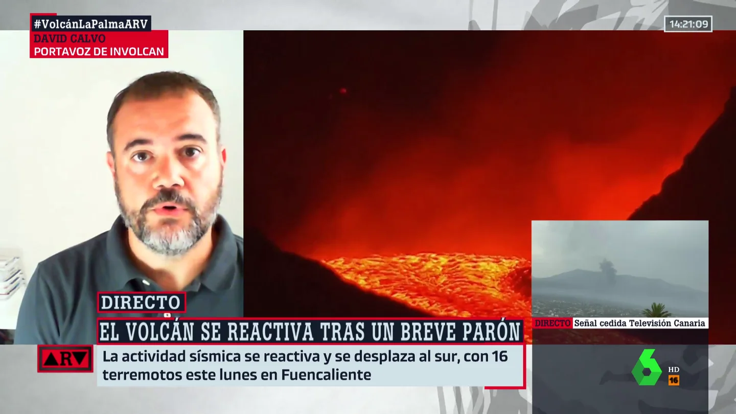 La erupción de La Palma, en datos: "Ya han caído 50 millones de metros cúbicos de lava, lo equivalente a llenar una piscina cada minuto" La erupción de La Palma, en datos: "Ya han caído 50 millones de metros cúbicos de lava, lo equivalente a llenar una piscina cada minuto"