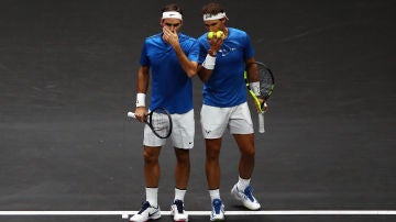 Roger Federer y Rafa Nadal forman pareja en dobles de la Laver Cup de 2017