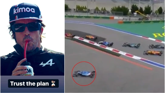 Fernando Alonso, el más listo de la clase en Sochi: cumplió su amenaza y salió beneficiado Fernando Alonso, el más listo de la clase en Sochi: cumplió su amenaza y salió beneficiado