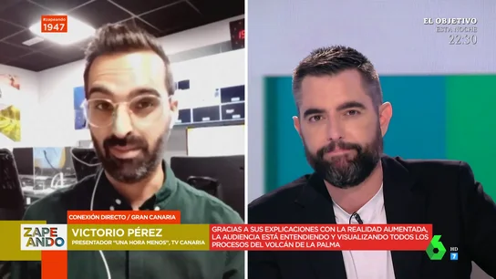 El periodista Victorio Pérez desvela lo que hay detras de la realidad aumentada de la television canaria El periodista Victorio Pérez desvela lo que hay detras de la realidad aumentada de la television canaria