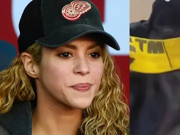 Shakira y su mochila tras ser atacada por dos jabalíes