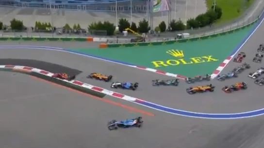 La 'pillería' de Fernando Alonso en Rusia La 'pillería' de Fernando Alonso en Rusia