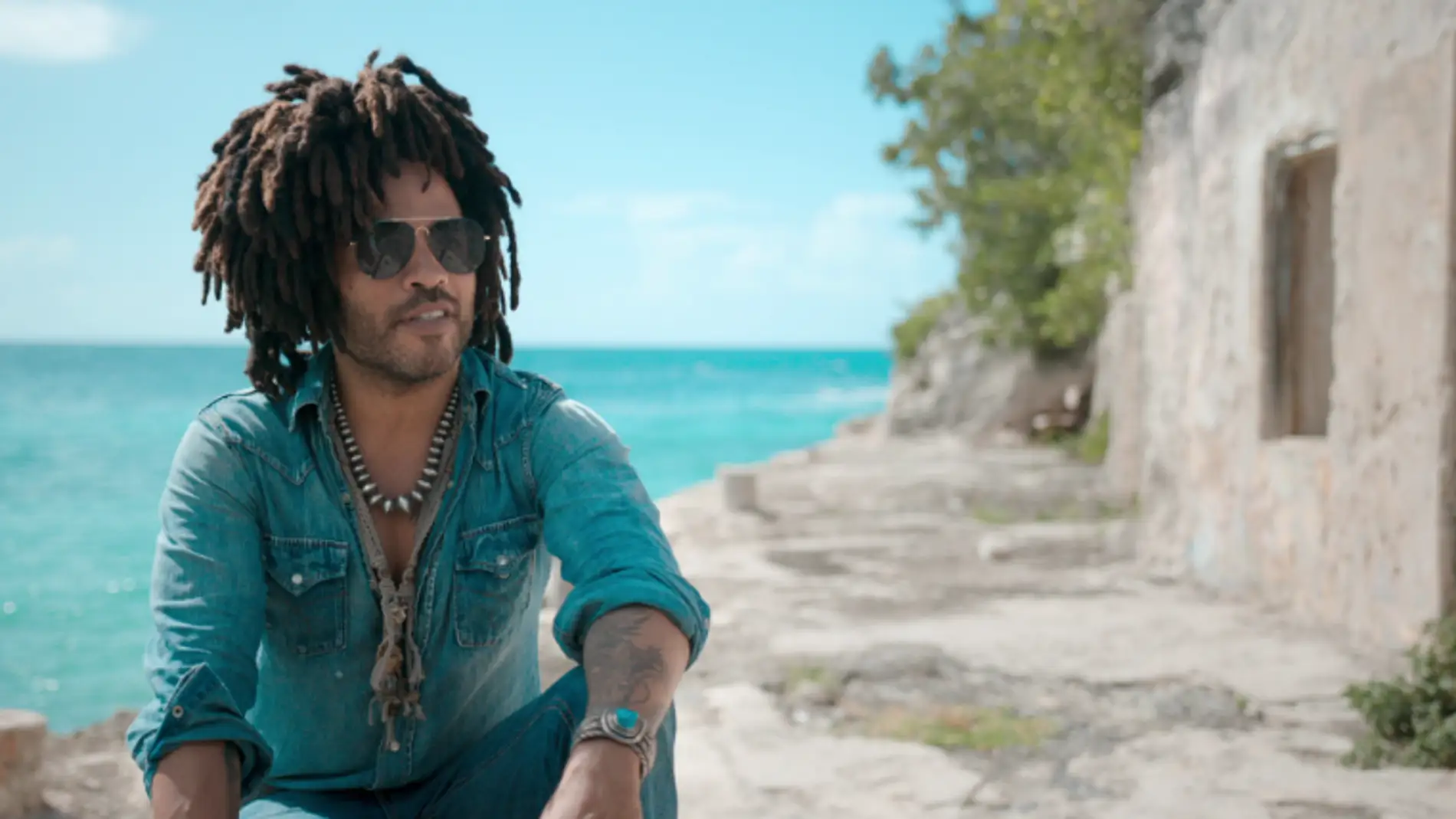 Si quieres visitar a Lenny Kravitz tendrás que volar a las Bahamas