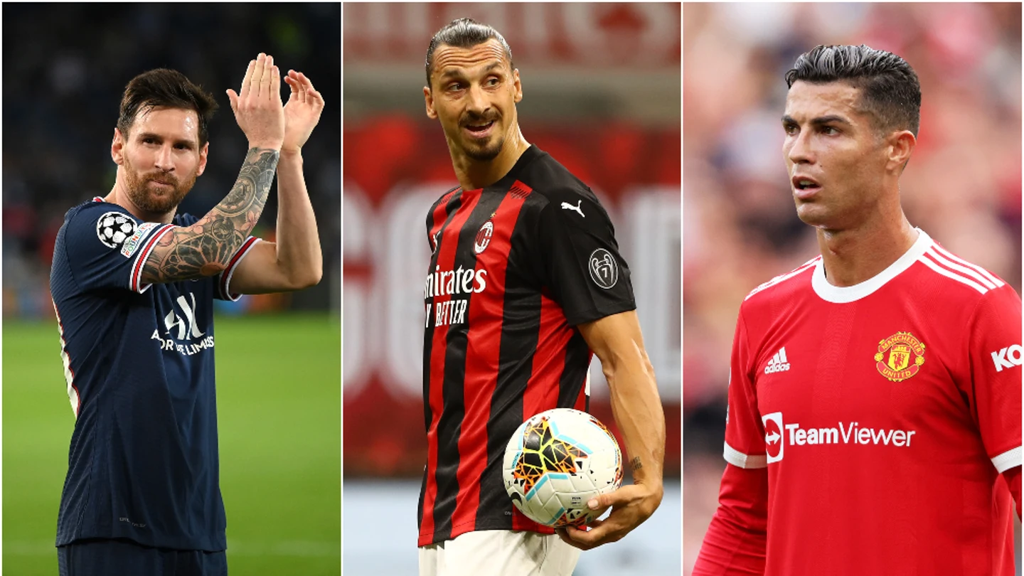 Leo Messi, Zlatan Ibrahimovic y Cristiano Ronaldo Leo Messi, Zlatan Ibrahimovic y Cristiano Ronaldo