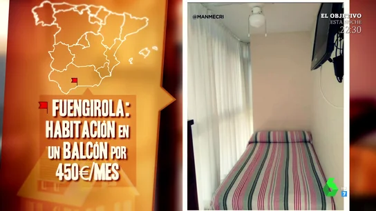 El indignante anuncio en el que alquilan una habitación en un balcón por 450 euros: "Qué sinvergüenzas, por el amor de dios" El indignante anuncio en el que alquilan una habitación en un balcón por 450 euros: "Qué sinvergüenzas, por el amor de dios"