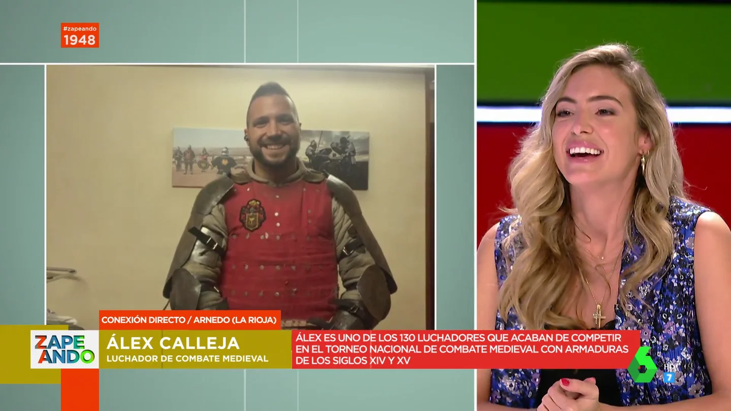 Álex Calleja descubre cómo es el combate medieval en la actualidad Álex Calleja descubre cómo es el combate medieval en la actualidad