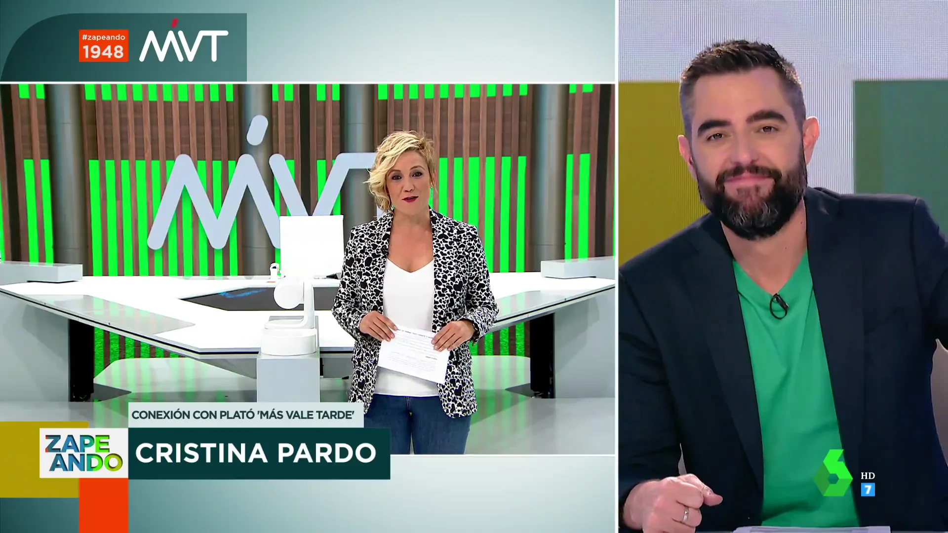 Cristina Pardo desvela el problema de visión que impide a Iñaki López presentar Más Vale Tarde