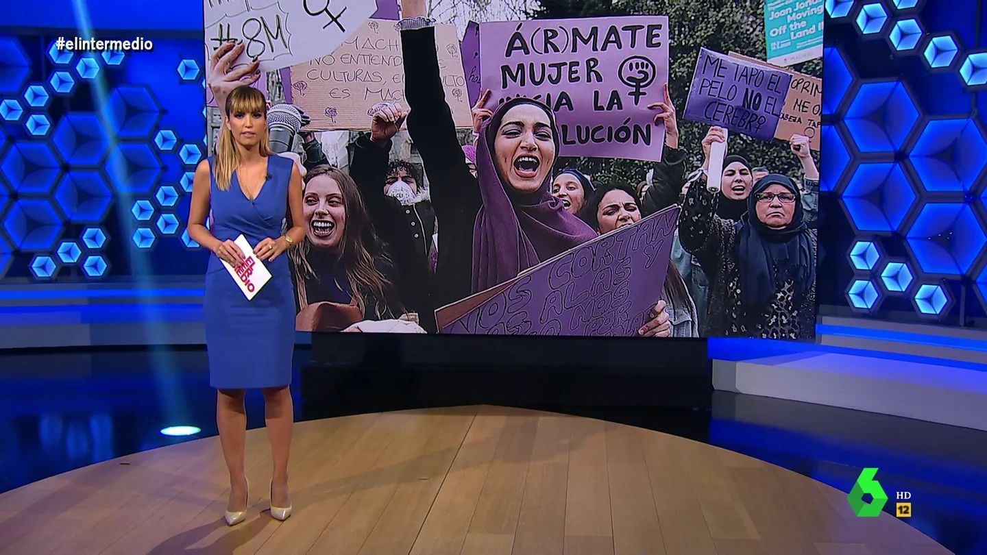 El mensaje de Sandra Sabatés al machismo de la extrema derecha: "No permitiremos ni un paso atrás en los derechos de las mujeres" El mensaje de Sandra Sabatés al machismo de la extrema derecha: "No permitiremos ni un paso atrás en los derechos de las mujeres"