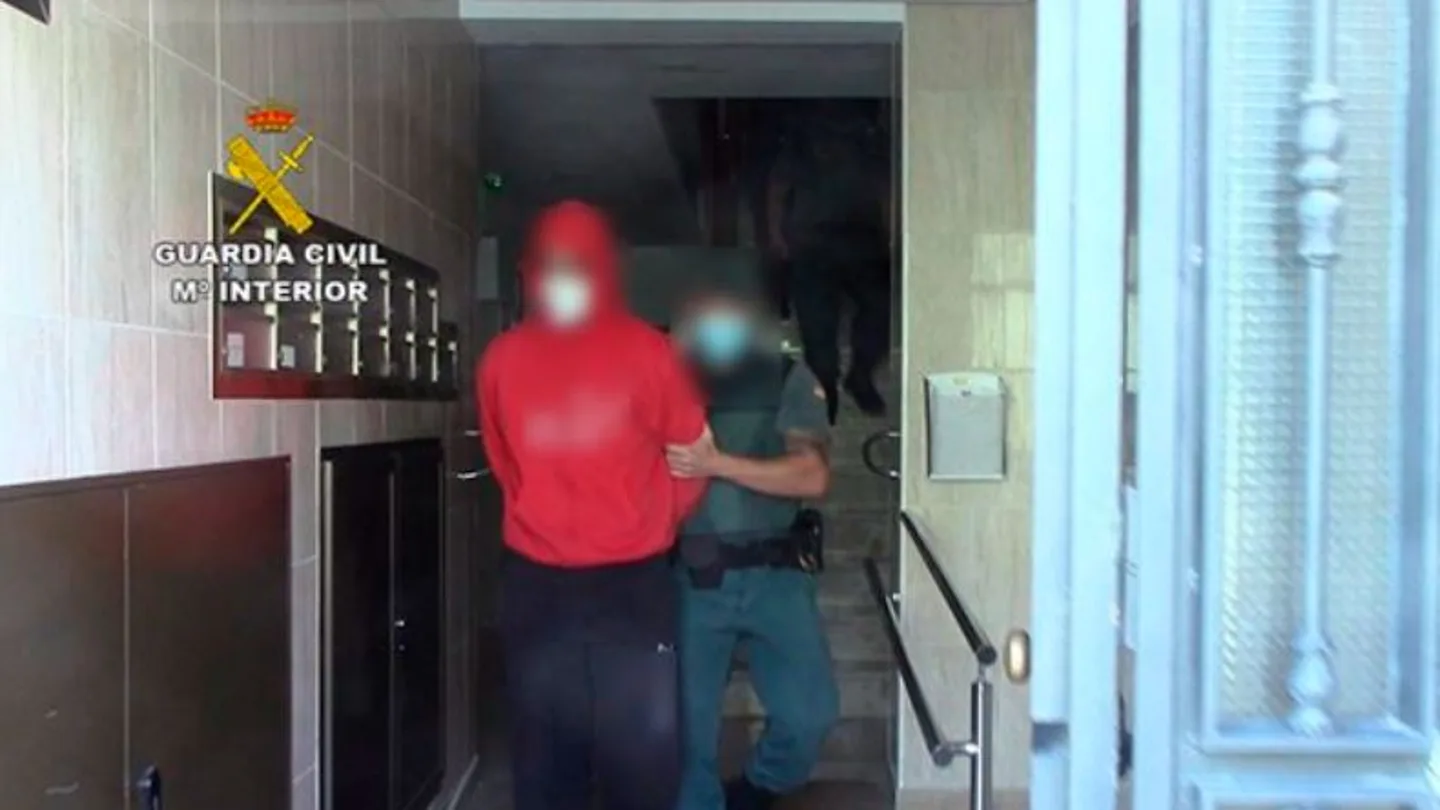 Imagen del detenido en San Fernando Imagen del detenido en San Fernando