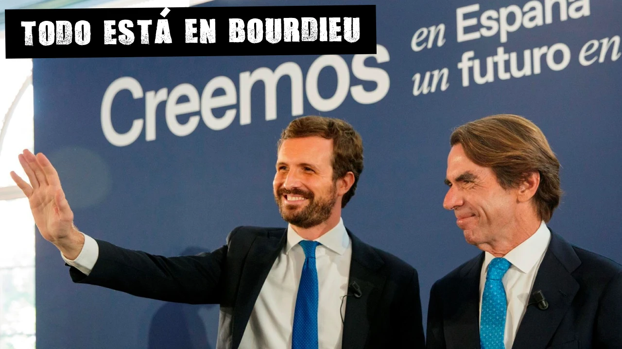 Pablo Casado en su convención de disminuidos
