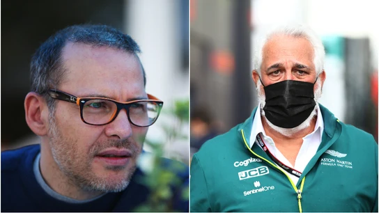 Jacques Villeneuve y Lawrence Stroll Jacques Villeneuve y Lawrence Stroll