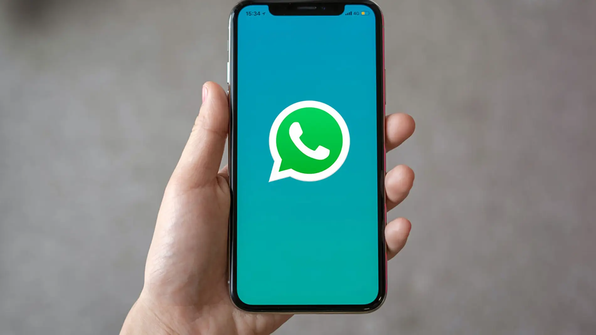WhatsApp en un móvil