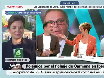 El lapsus de Iñaki López con Antonio Miguel Carmona que sorprende a Cristina Pardo: &quot;Si te has pasado media vida con él&quot;