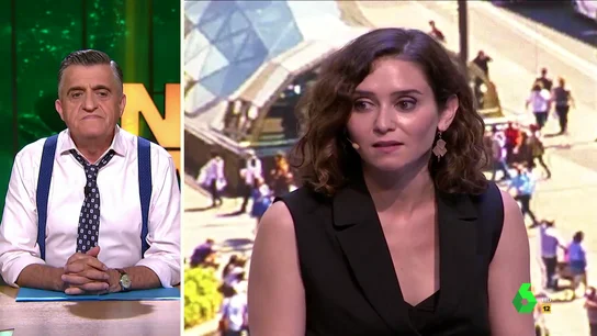 La reacción de Wyoming a las palabras de Ayuso en la convención del PP: "Ahí lo ha clavao'" La reacción de Wyoming a las palabras de Ayuso en la convención del PP: "Ahí lo ha clavao'"