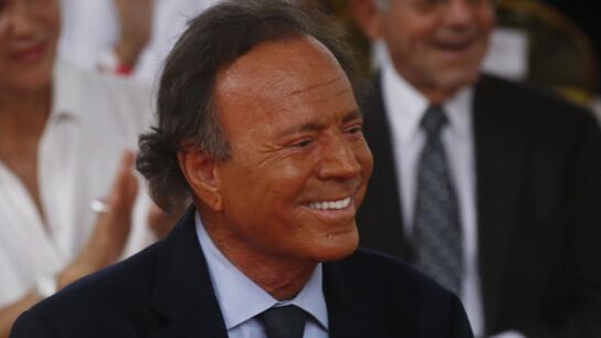 El cantante Julio Iglesias