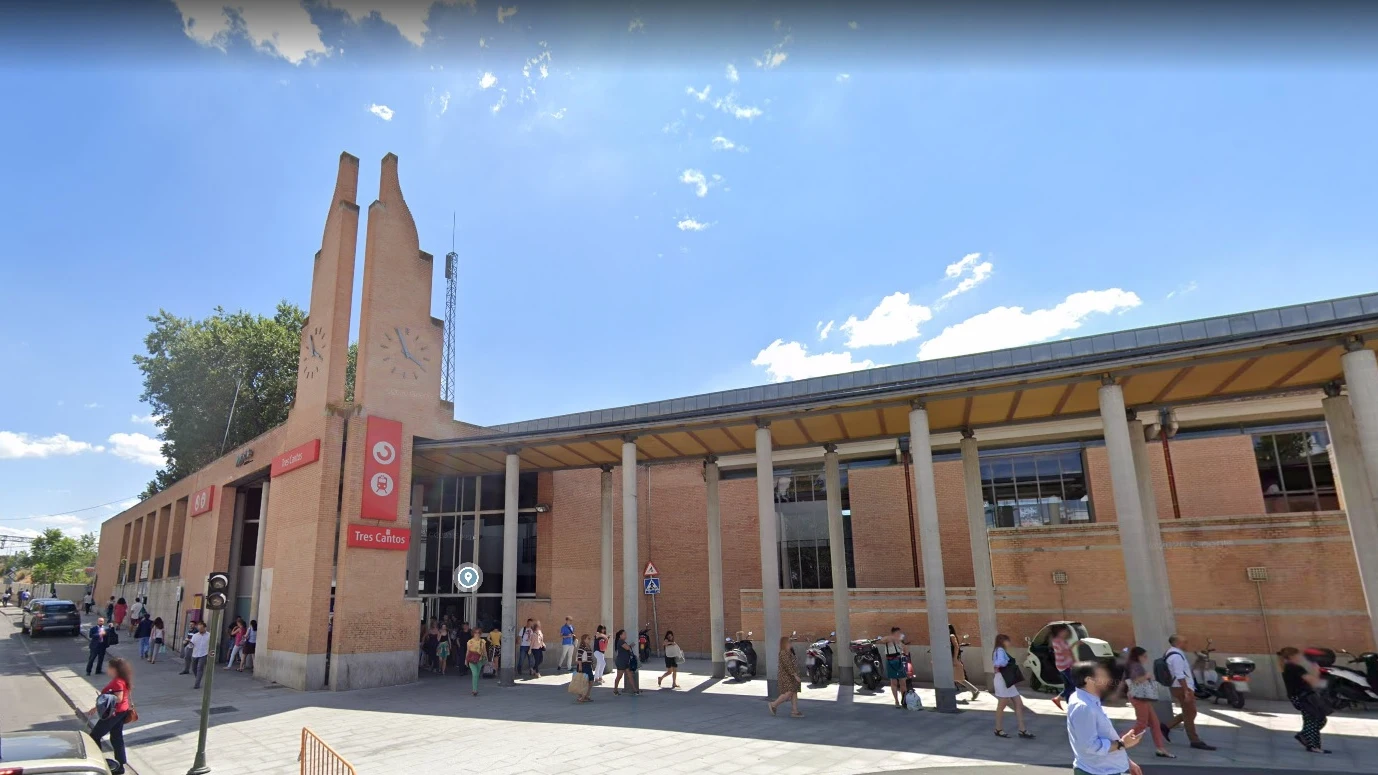 Imagen de la estación de Renfe de Tres Cantos, en Madrid