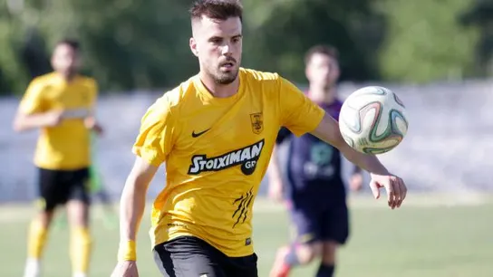 El futbolista Nikolaos Tsoumanis El futbolista Nikolaos Tsoumanis