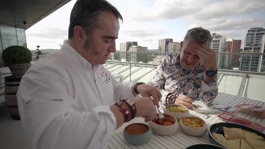 Esta es la reacción de Alberto Chicote tras probar "productos españoles" en Londres Esta es la reacción de Alberto Chicote tras probar "productos españoles" en Londres