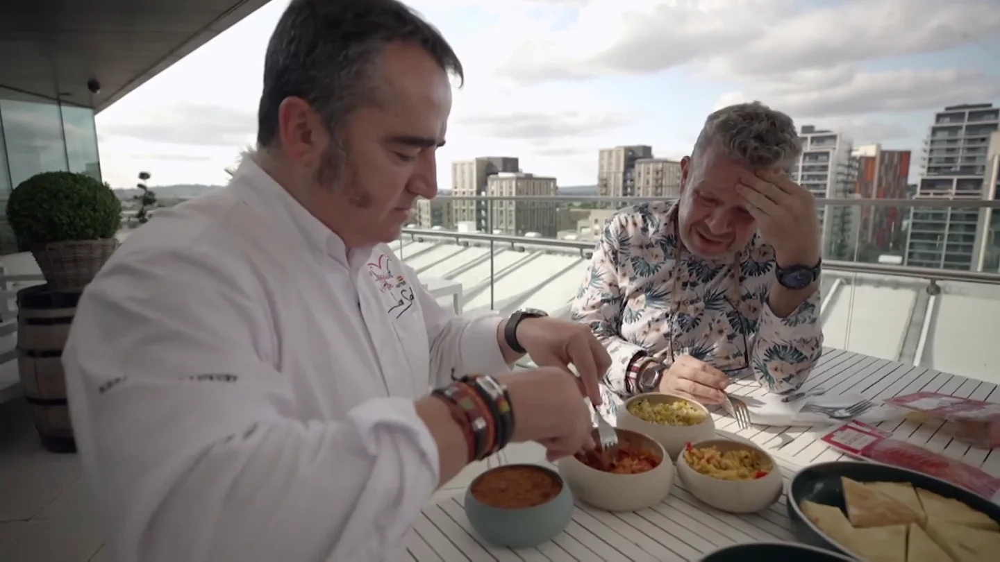 Esta es la reacción de Alberto Chicote tras probar "productos españoles" en Londres Esta es la reacción de Alberto Chicote tras probar "productos españoles" en Londres