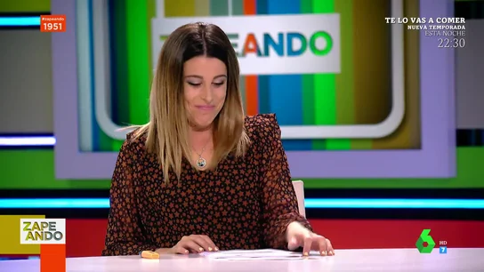 La decepción de Valeria Ros cuando Dani Mateo se olvida de su cumpleaños en directo La decepción de Valeria Ros cuando Dani Mateo se olvida de su cumpleaños en directo