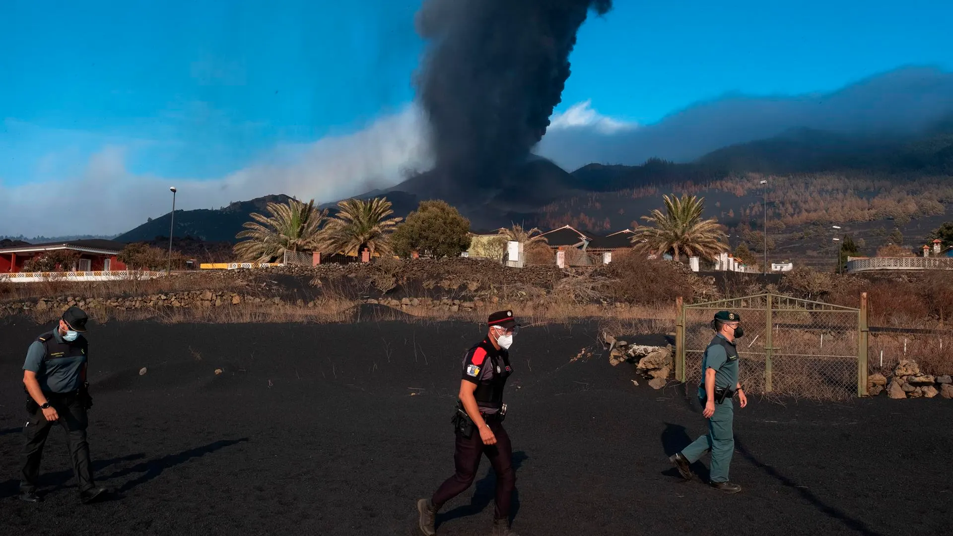 Erupción del volcán en La Palma